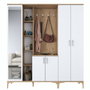 Hanah Home Recibidor EA129 - 2797 Nogal y Blanco